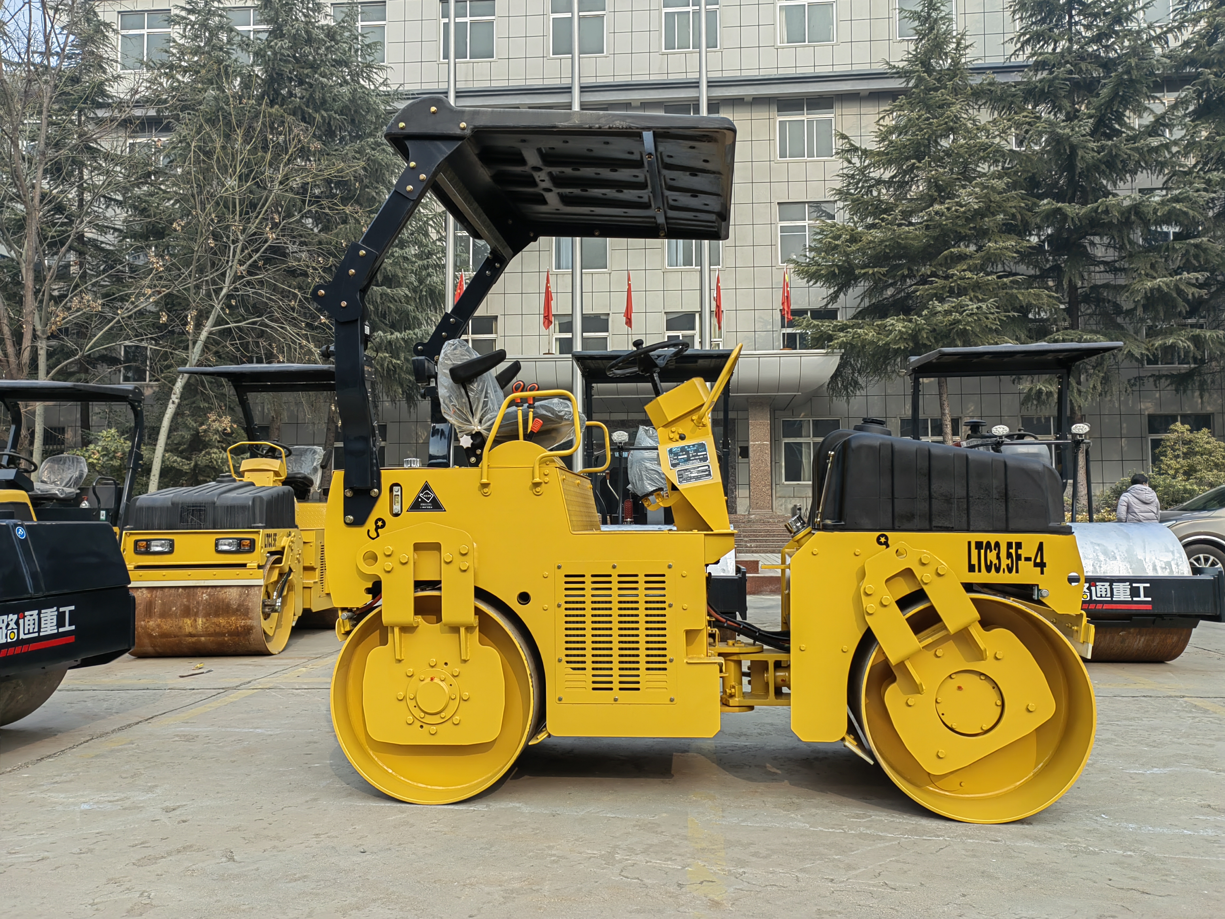 LTC3.5F road roller 3.5 Ton High Quality Double Drum Vibratory Road Roller