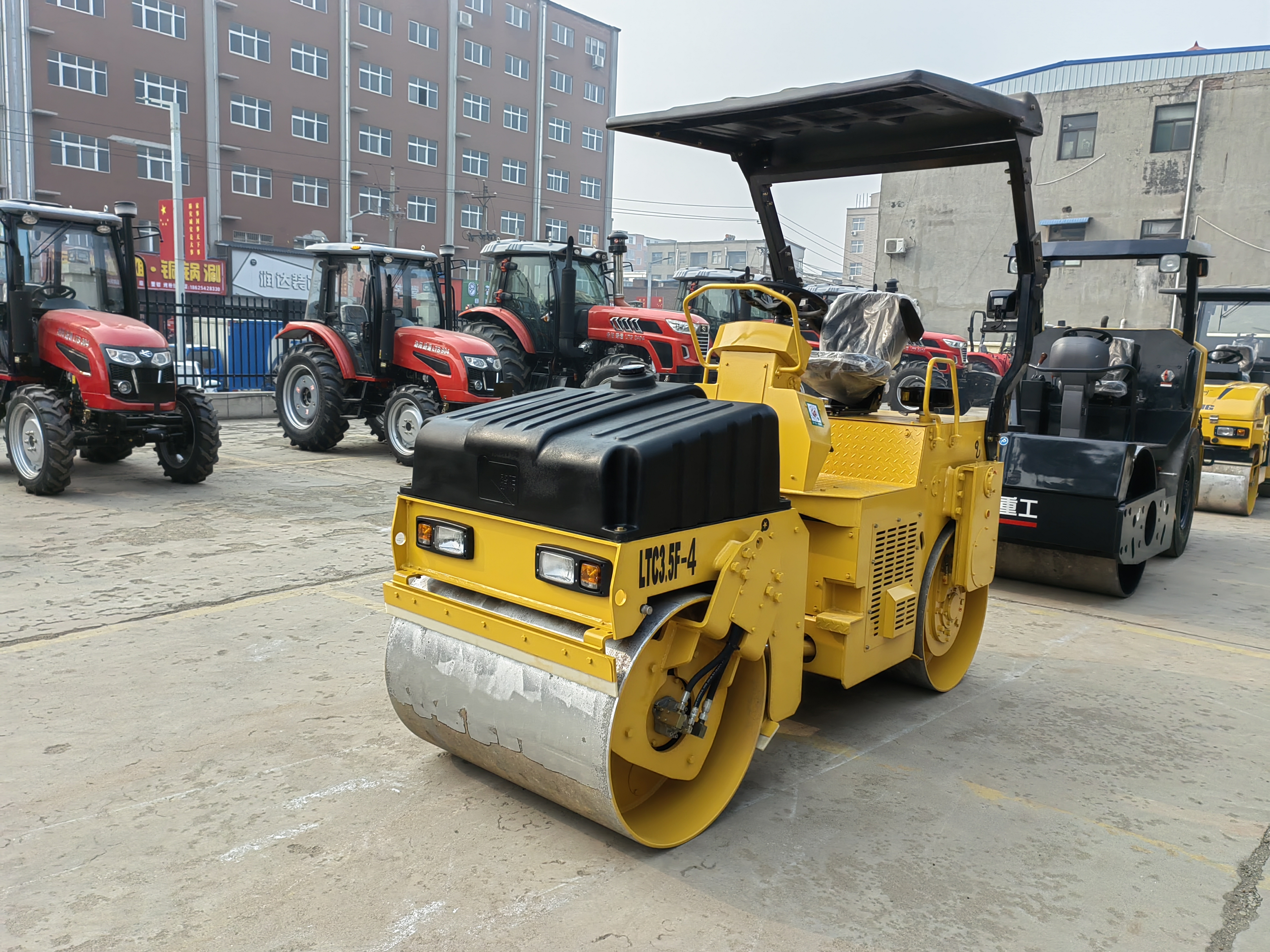 LTC3.5F road roller 3.5 Ton High Quality Double Drum Vibratory Road Roller